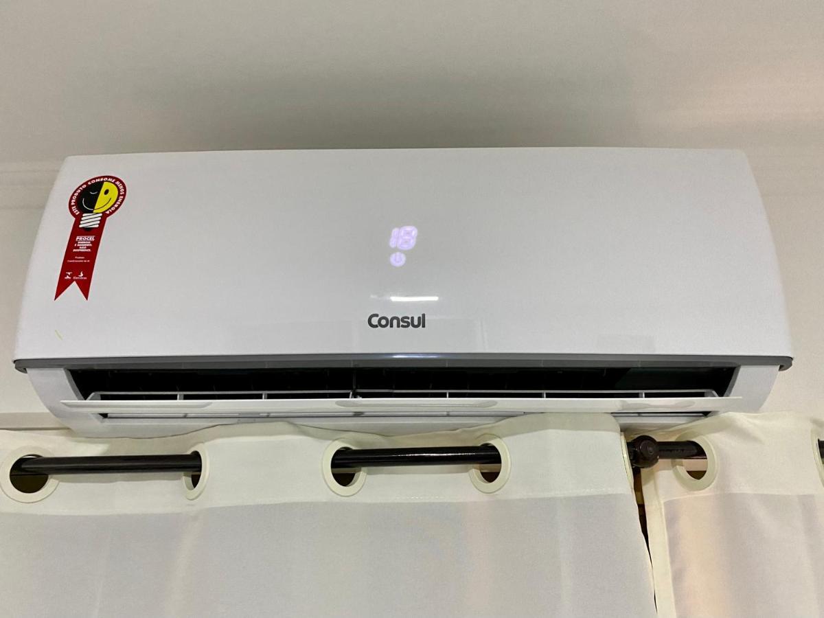 Apto No Centro Perto Do Shopping Com 2 Quartos De Casal Arcond Wifi Fibra Homeoffice E Garagem Em ドウラドス エクステリア 写真