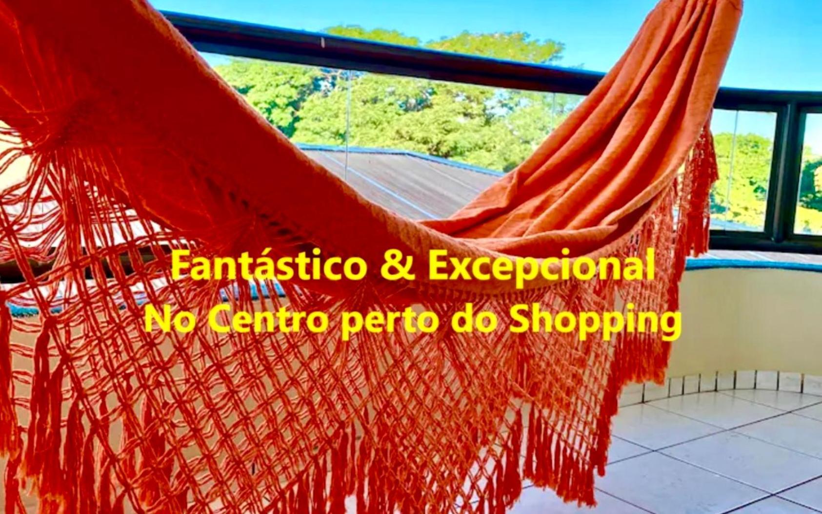 Apto No Centro Perto Do Shopping Com 2 Quartos De Casal Arcond Wifi Fibra Homeoffice E Garagem Em ドウラドス エクステリア 写真